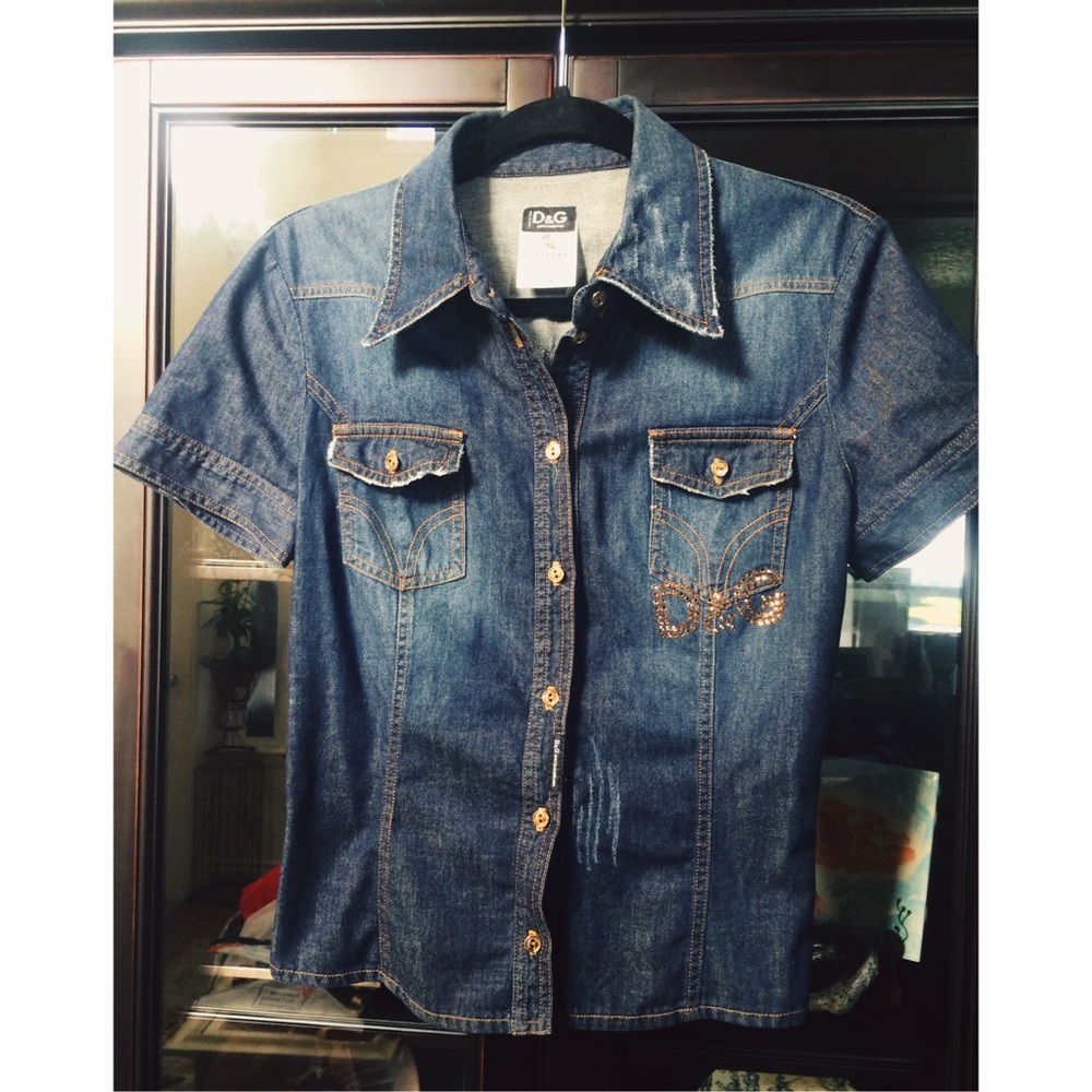 Dolce & Gabbana Denim Top